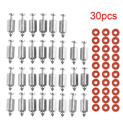 30pcs Carburetor Valve Needle Seat Kit Fit For Briggs&S 398188 3.5-6hp Replace