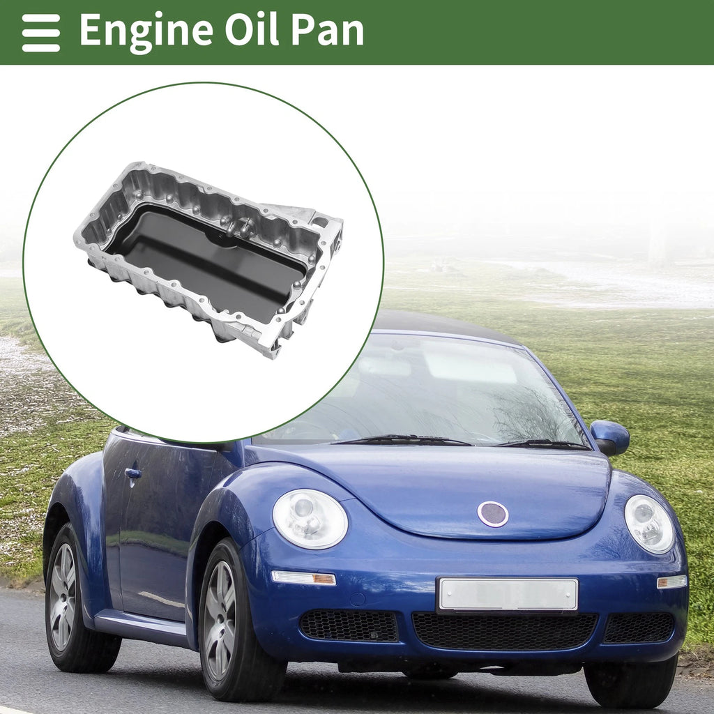 Engine Oil Pan Replacement Aluminum for Volkswagen Beetle (1998–2006)
