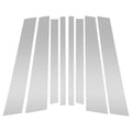 Door Pillar Window Trim Kit for BMW X3 (2003–2010) Silver Tone