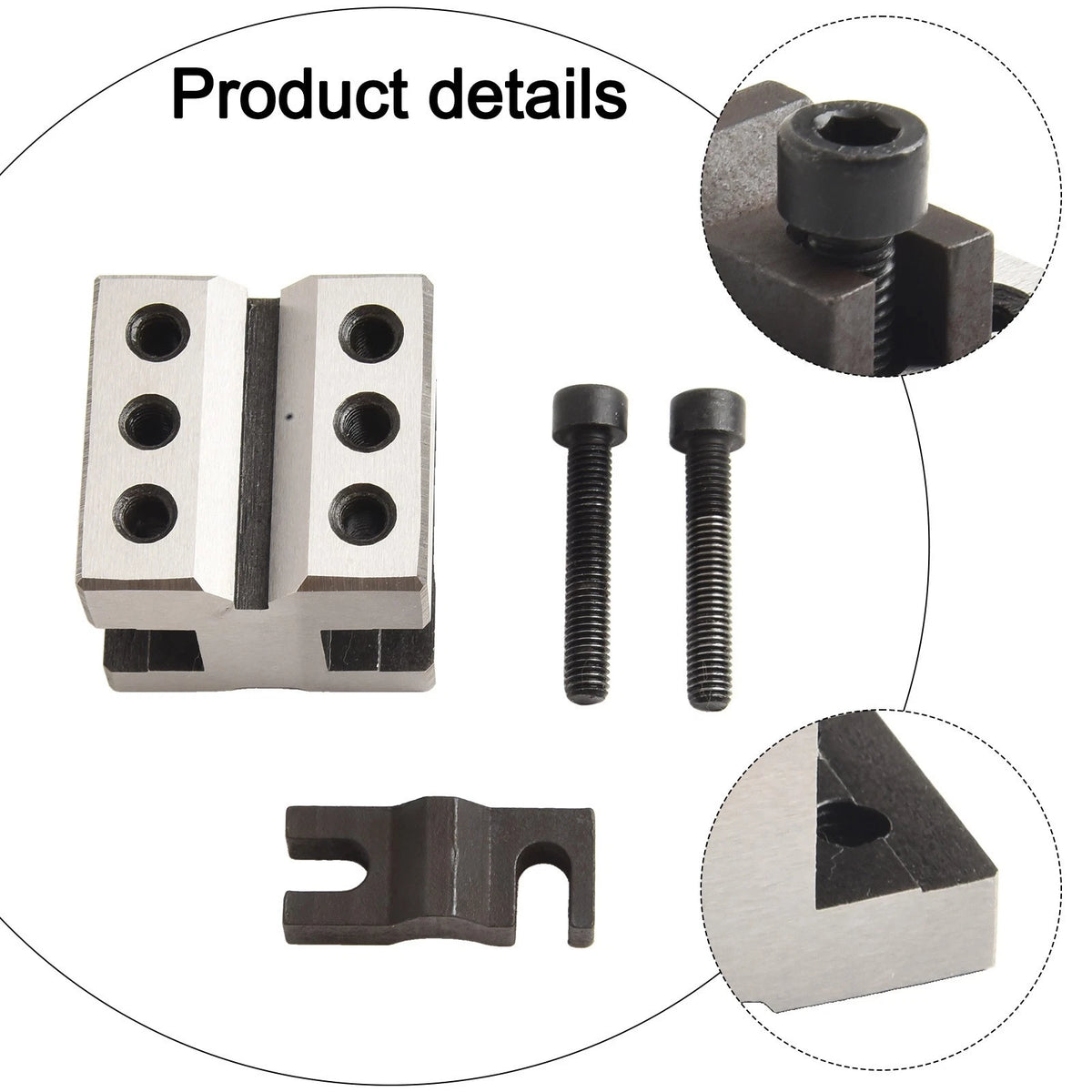 Precision V Block Fixture for Round Blank Maintenance