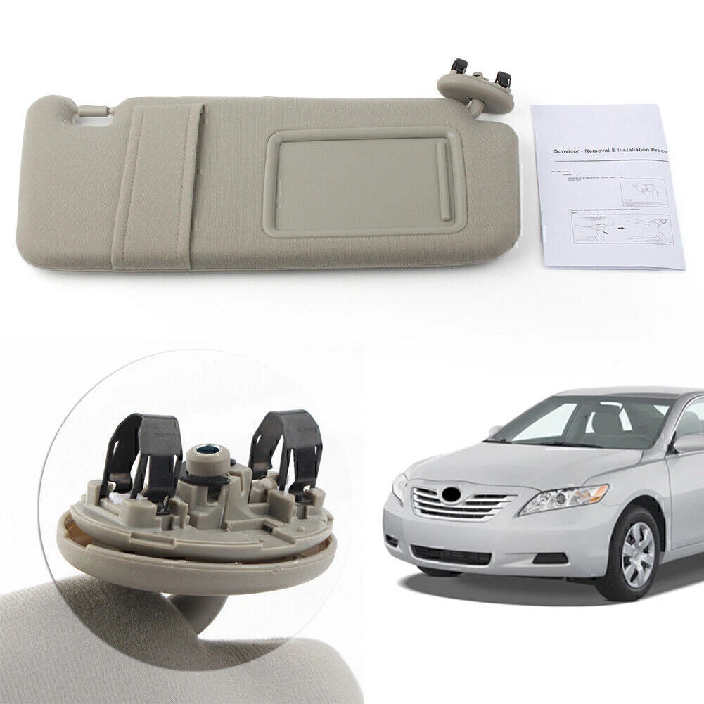 Right Passenger Side Sun Visor for Toyota Camry (2007–2011)
