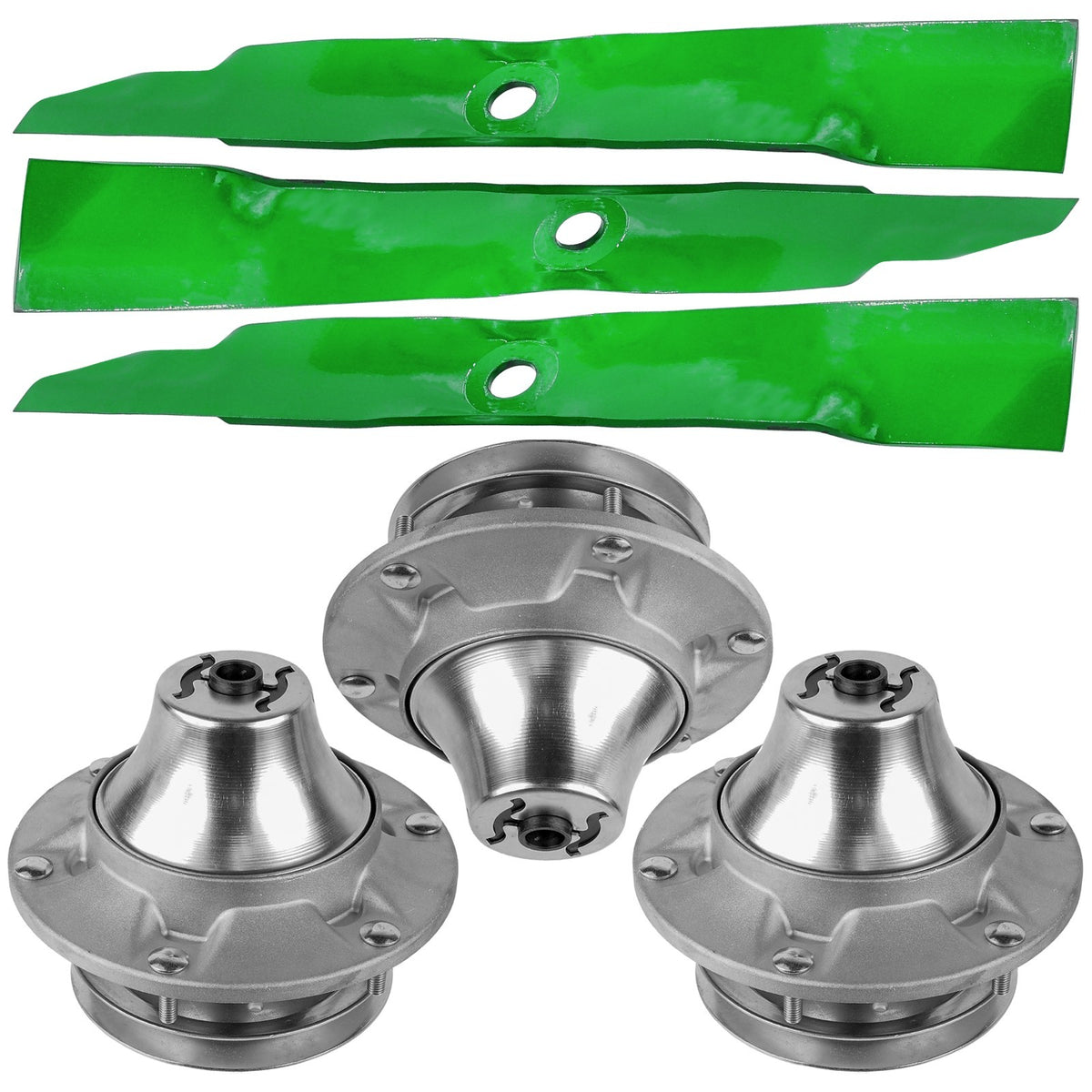 Deck Spindle and Blade Replacement for John Deere X700 X720 X724 X728 (60") (2015–2018)