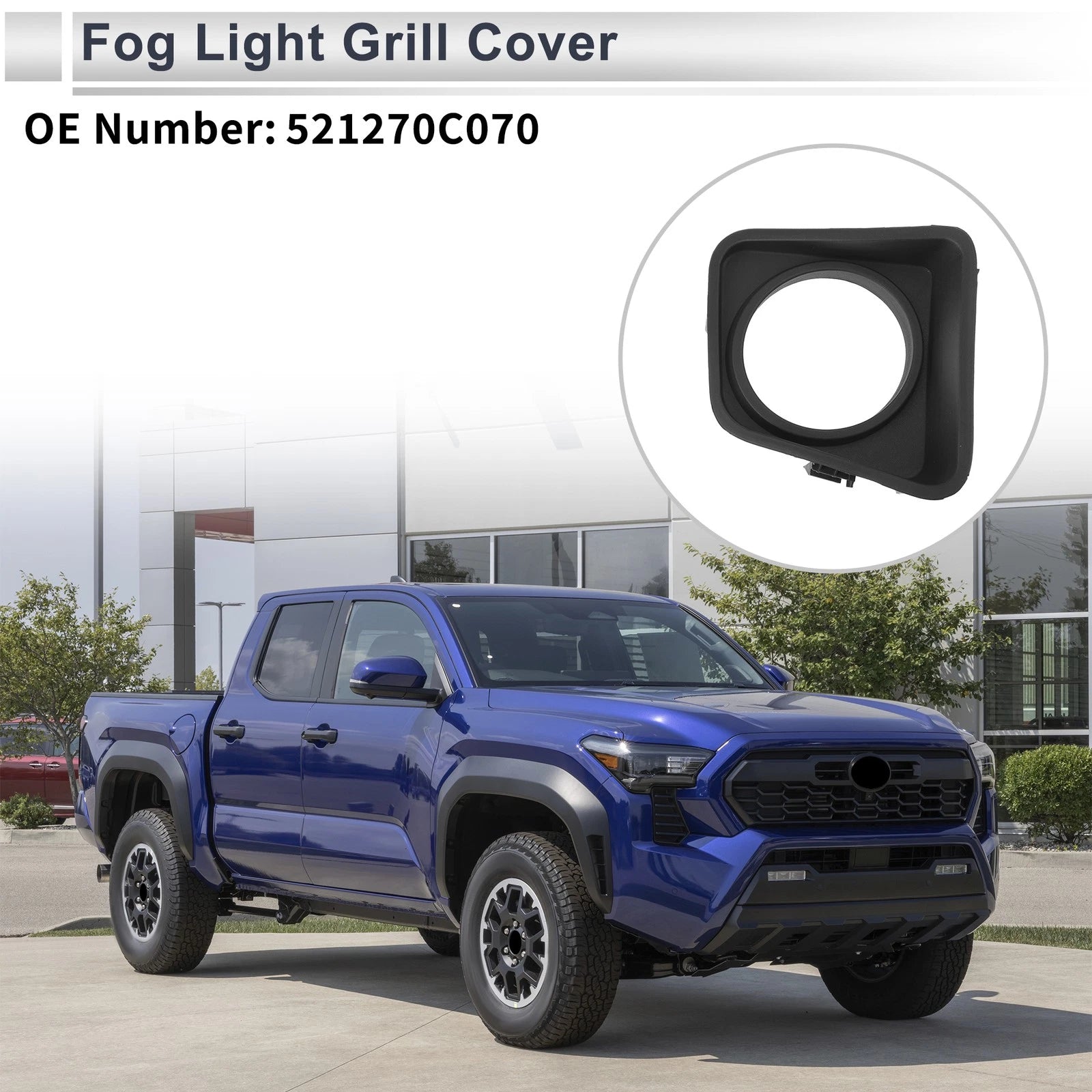Front Right Fog Light Grill Replacement for Toyota Tundra (2014–2020)