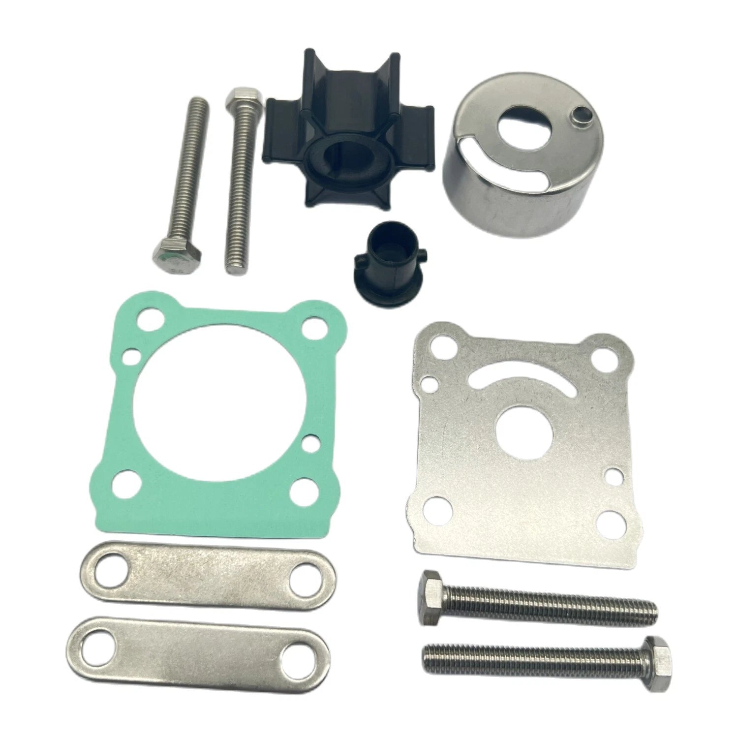 Water Pump Impeller Kit for Yamaha 6 Hp 8 Hp Outboard (6N0-W0078, 6N0-W0078-A0)