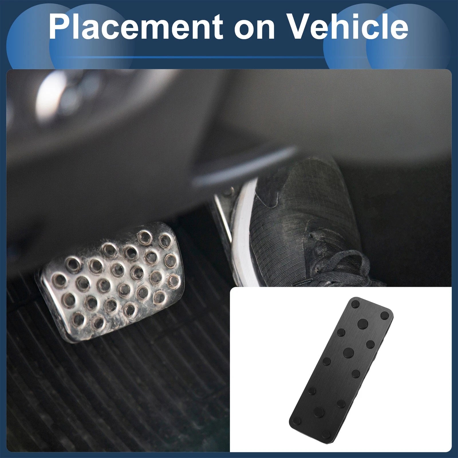 Footrest Pedals Cover Replacement for Subaru Forester (2003–2005) Aluminum