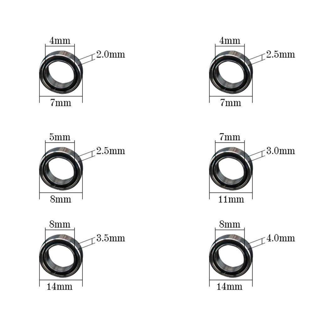 Fishing Reel Knob Bearings 4x7x2.5mm Replacement (Universal)