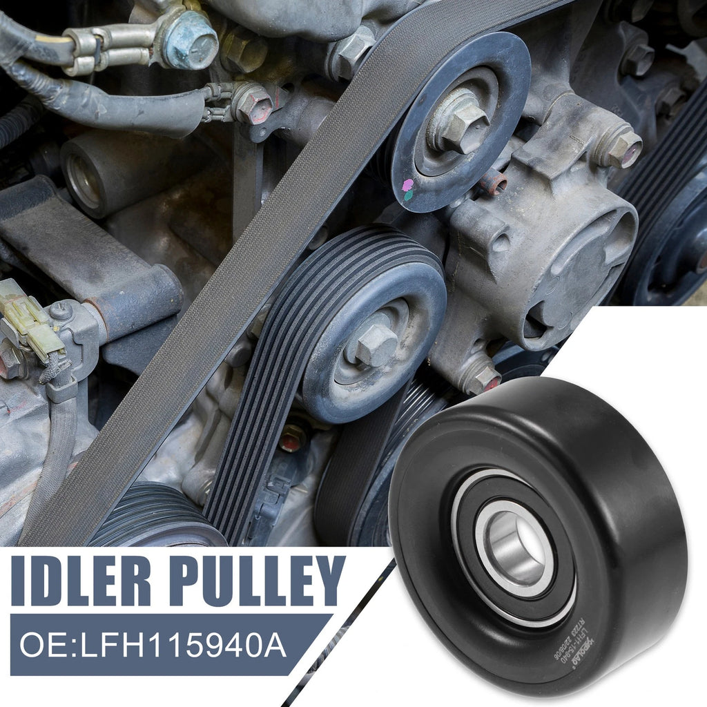 Drive Belt Idler Pulley Replacement for Mazda 3 2.3L (2007–2013)