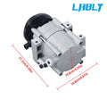 AC Compressor for Ford E-150 E-250 E-350 E-450 Mustang 4.6L 5.4L (1992–2021)