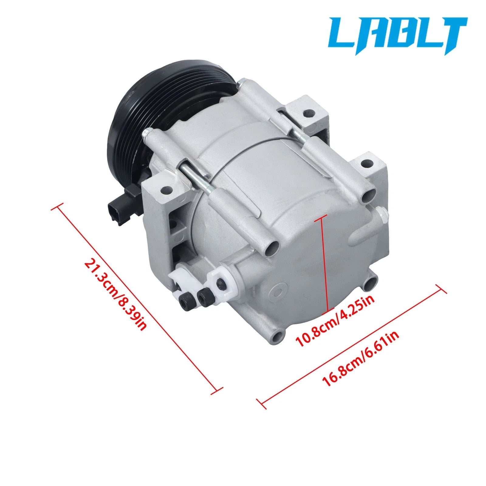 AC Compressor for Ford E-150 E-250 E-350 E-450 Mustang 4.6L 5.4L (1992–2021)