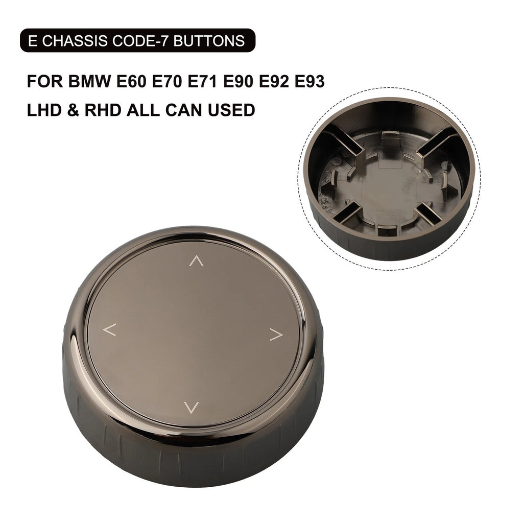 Knob Cover for BMW E60 E70 E71 E72 E66 Multimedia Buttons (2003–2017)
