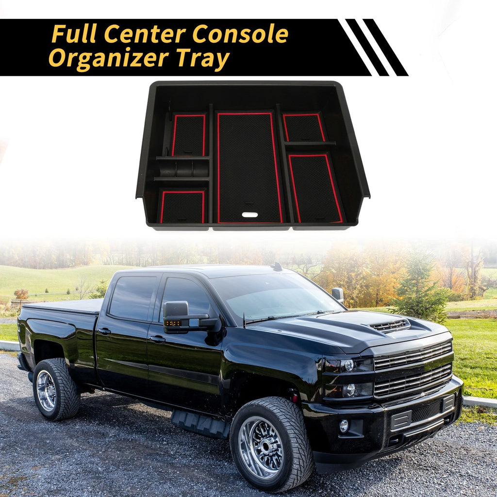 Center Console Organizer Insert Tray Replacement for Chevy Silverado Sierra (2014–2020)