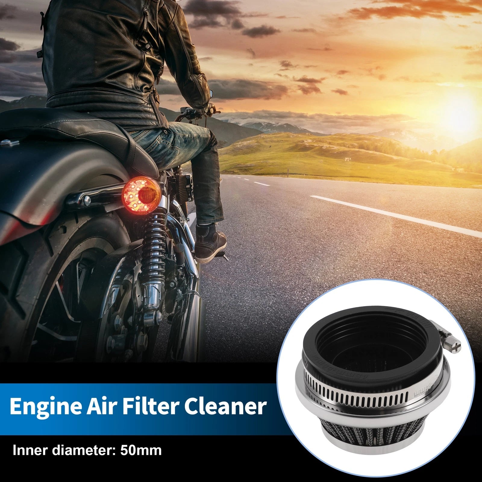 Air Filter for Motorcycle (50mm)