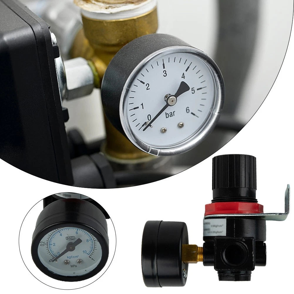Pressure Regulator with Gauge for G1/4 Connection (Universal)