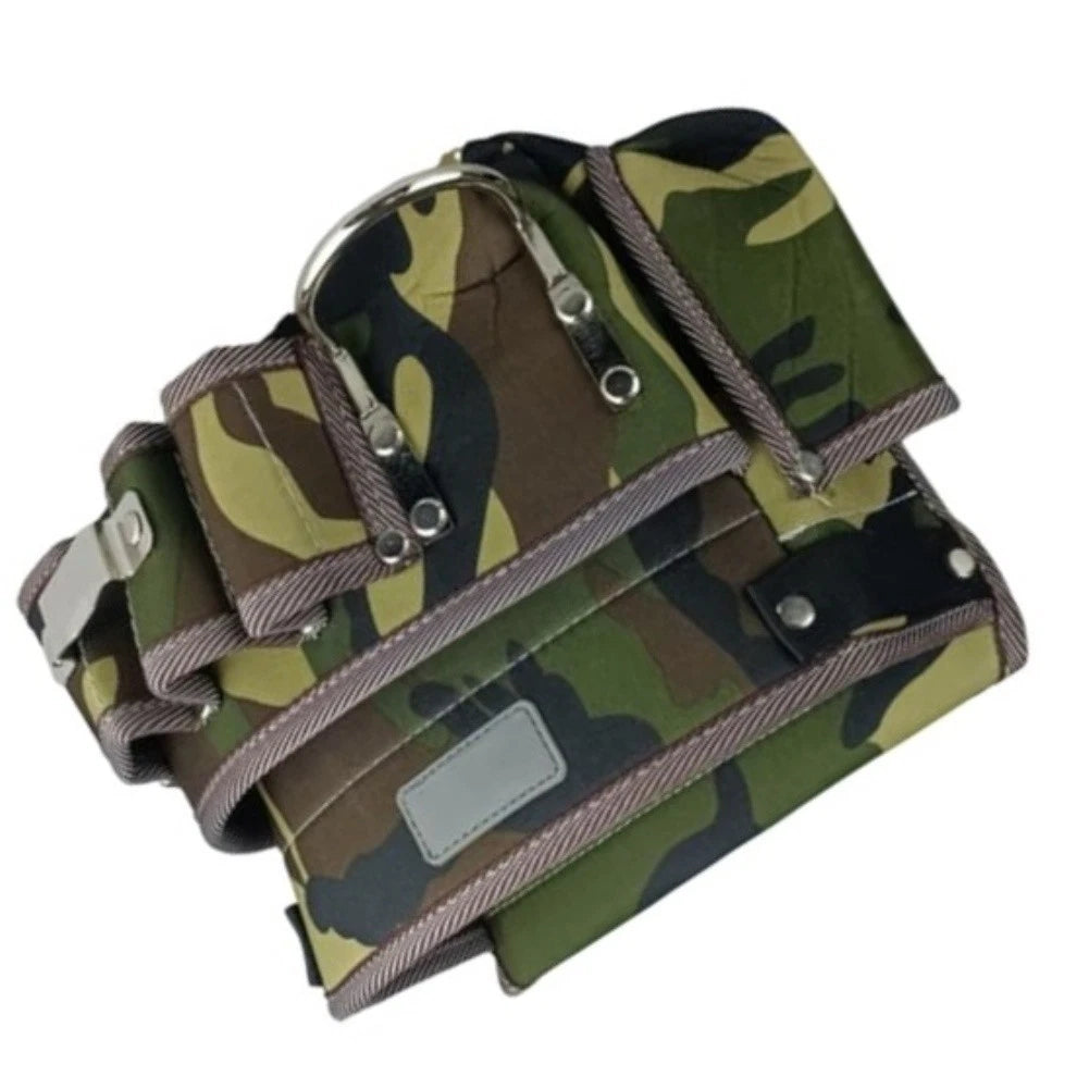 Lightweight Oxford Waist Bag for Tools - Adjustable Belt for Electricians