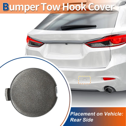 Rear Right Tow Hook Cover for Mazda 6 Atenza (2018–2021) Brown