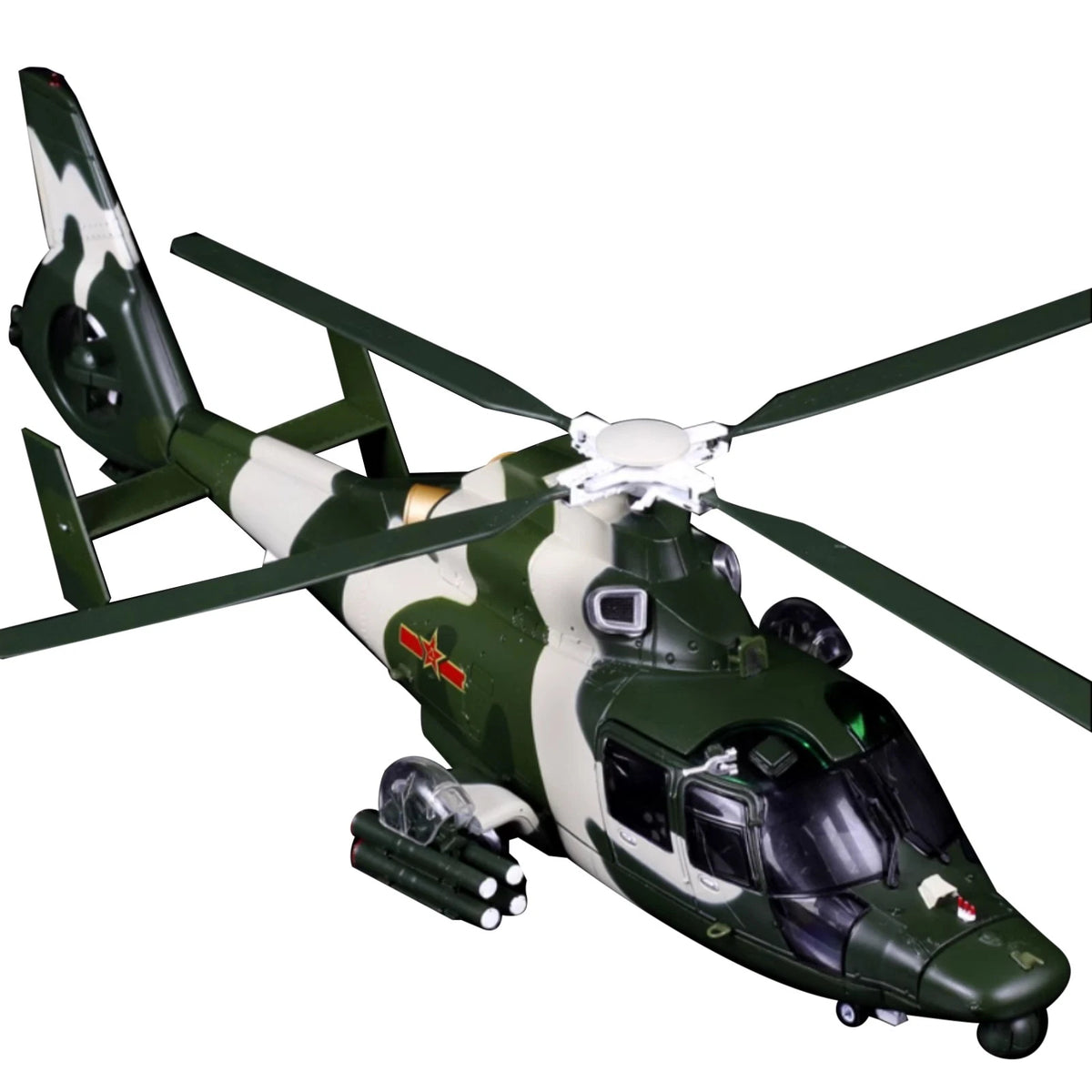 1/48 Scale Diecast Alloy Air Force Z-9 Helicopter Model