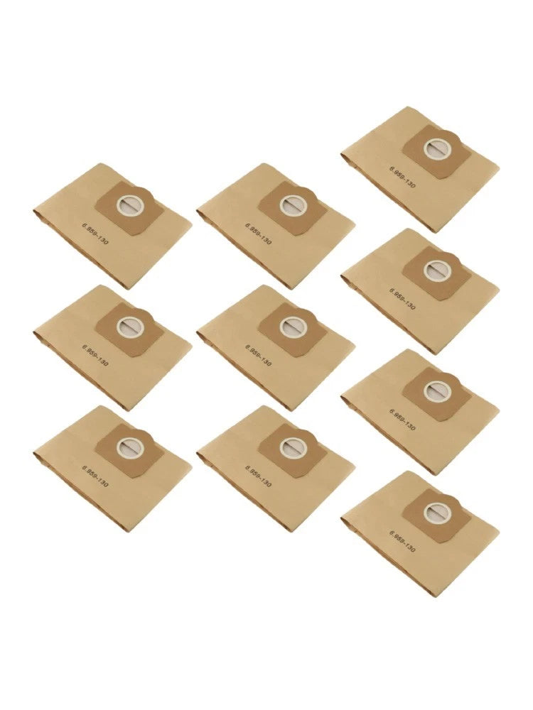 Pack of 10 Dust Bags for Karcher Vacuum Cleaners (Efficient Fit)
