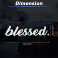 Reflective Bumper Decal for