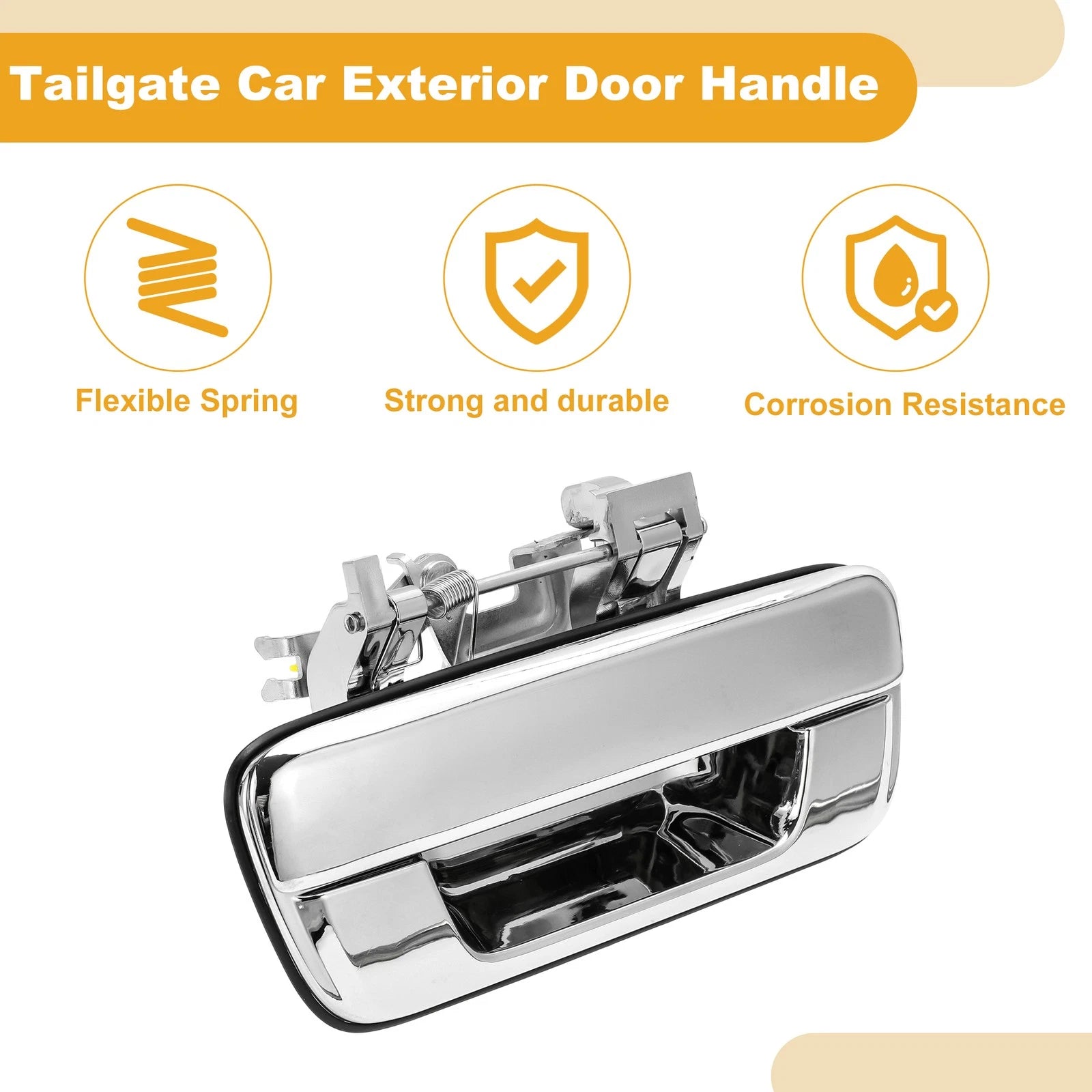 Tailgate Door Handle Exterior Replacement for Chevrolet Colorado (2004–2012)