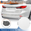 Rear Tow Hook Cover Left Side Replacement for Mazda 6 Atenza 2018-2021