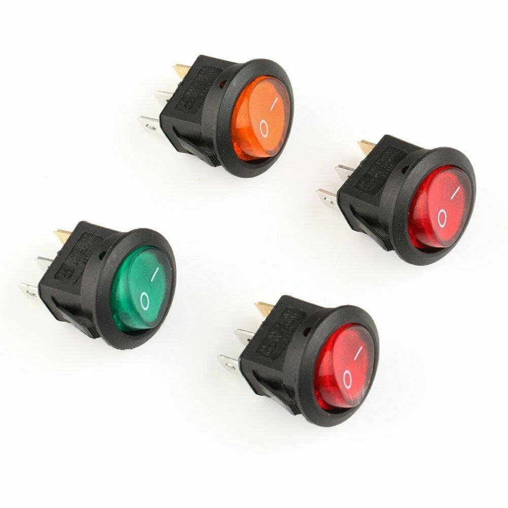 Rocker Switch 20x Illuminated for Boat Dash (Electrical)