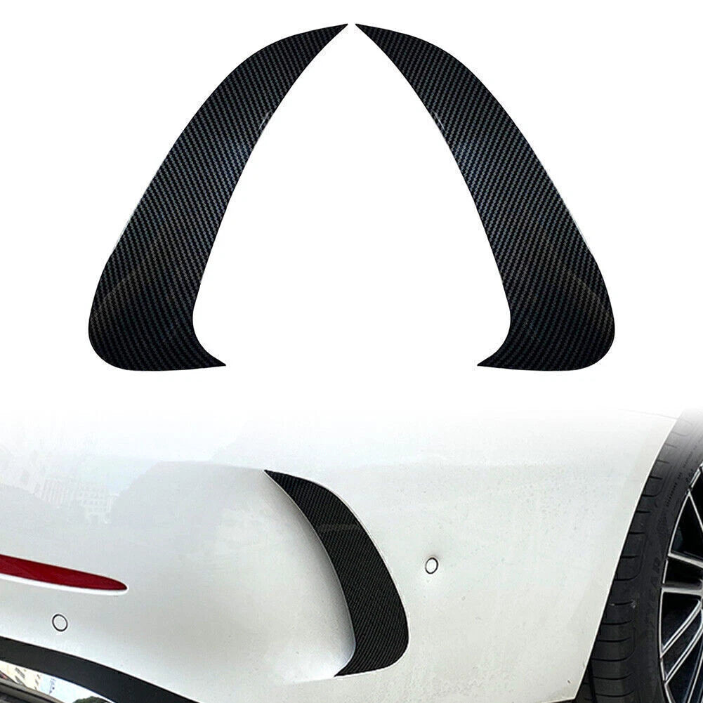 2X Rear Bumper Splitter Spoiler Canard for Mercedes Benz C-Class W206