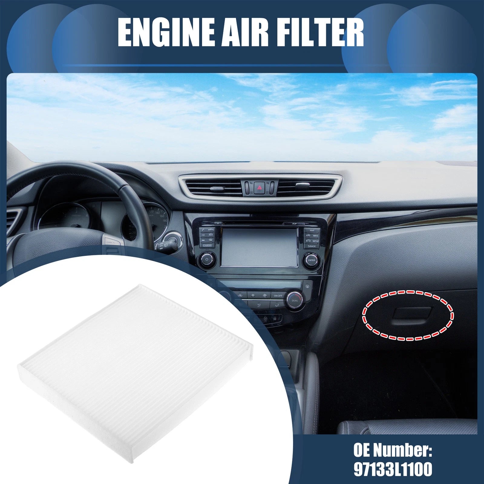 Engine Air Filter Replacement for Hyundai Elantra (2021–2023)