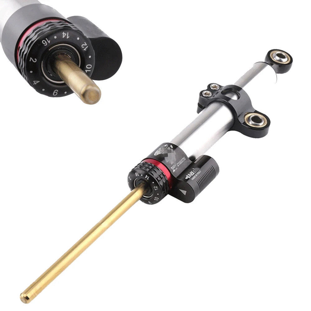 13.4" Long Style Motorcycle Steering Stabilizer Damper For Kawasaki Honda Yamaha