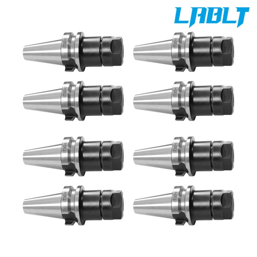 8 Pcs Collet Chuck Tool Holder BT30 ER20 for CNC Milling Machine