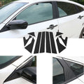 3D Carbon Fiber Pillar Posts for Honda Civic (2016–2019)