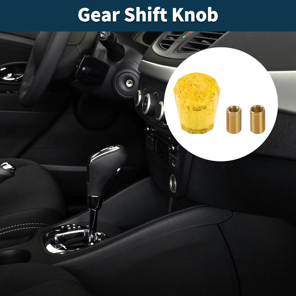 Set of 1 Universal Shift Knob with 2 Adapters for Manual/Automatic Vehicles