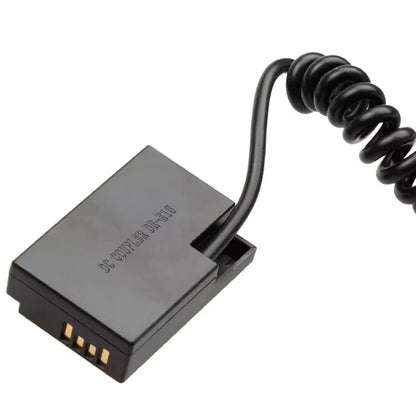 Dummy Battery DC Coupler Cable DR-E18 for Canon 77D 800D (2017–2017)