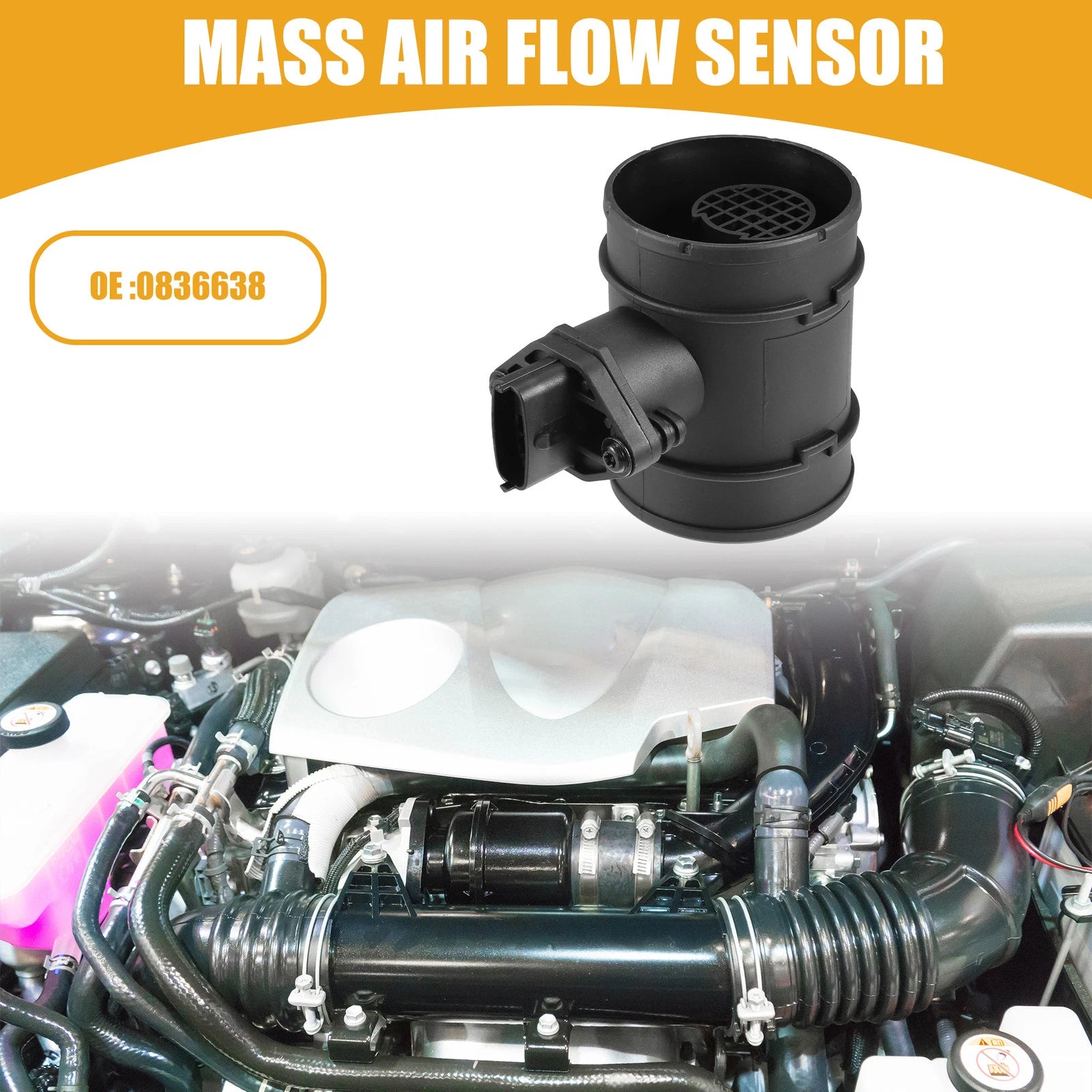 Mass Air Flow Sensor No. 0836638 for Opel Meriva (2003–2010)