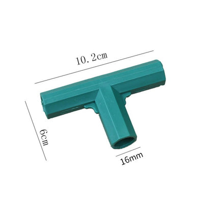 14X Greenhouse Frame Connector for Garden Canes (PVC Fitting)