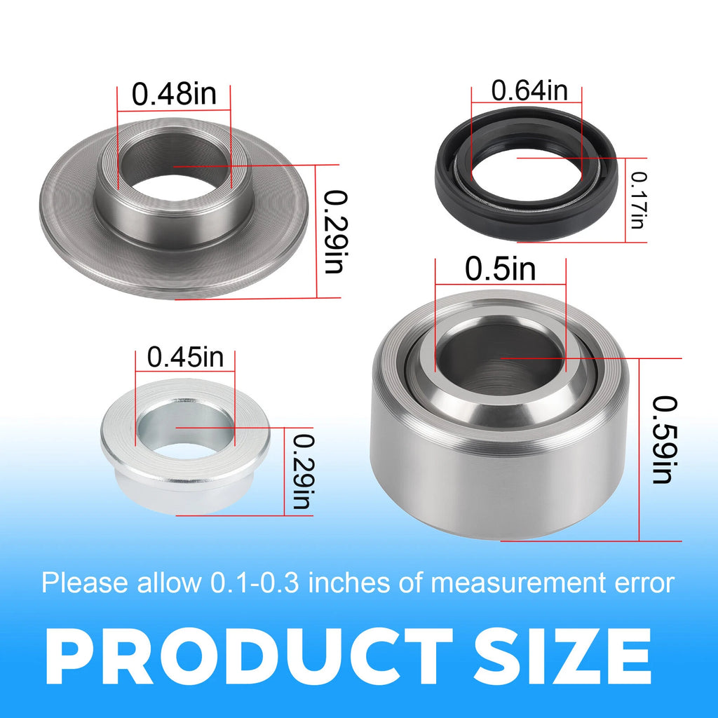 Rear Shock Bushing Bearing Rebuild Kit for Yamaha Banshee 350 (1987–2006)