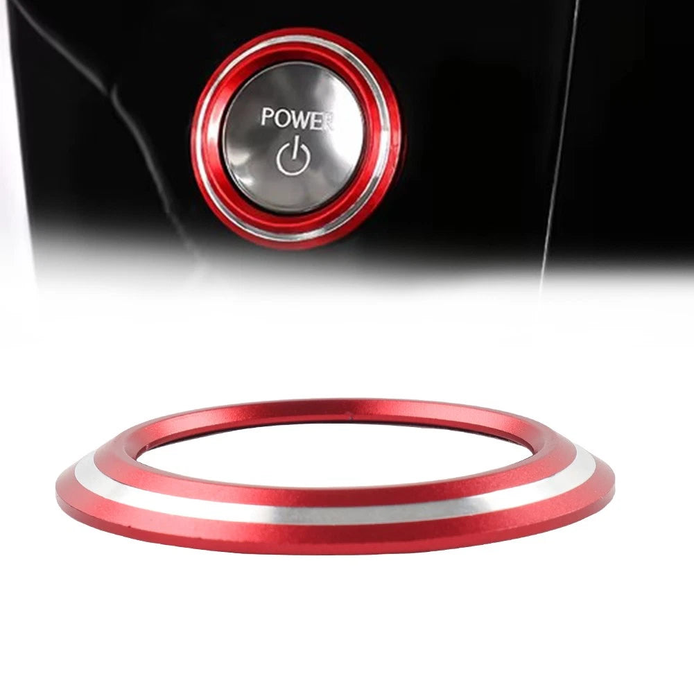 Engine Start Stop Button Cover Ring for Lexus NX250 NX350h NX450h (2022–2024) Red