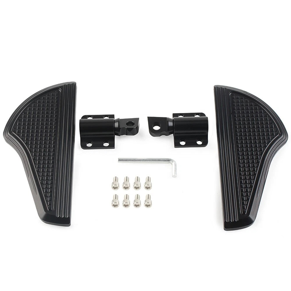 Rear Floorboards Foot Pegs for Harley Dyna Softail Electra Glide V-Rod (2000–2023)
