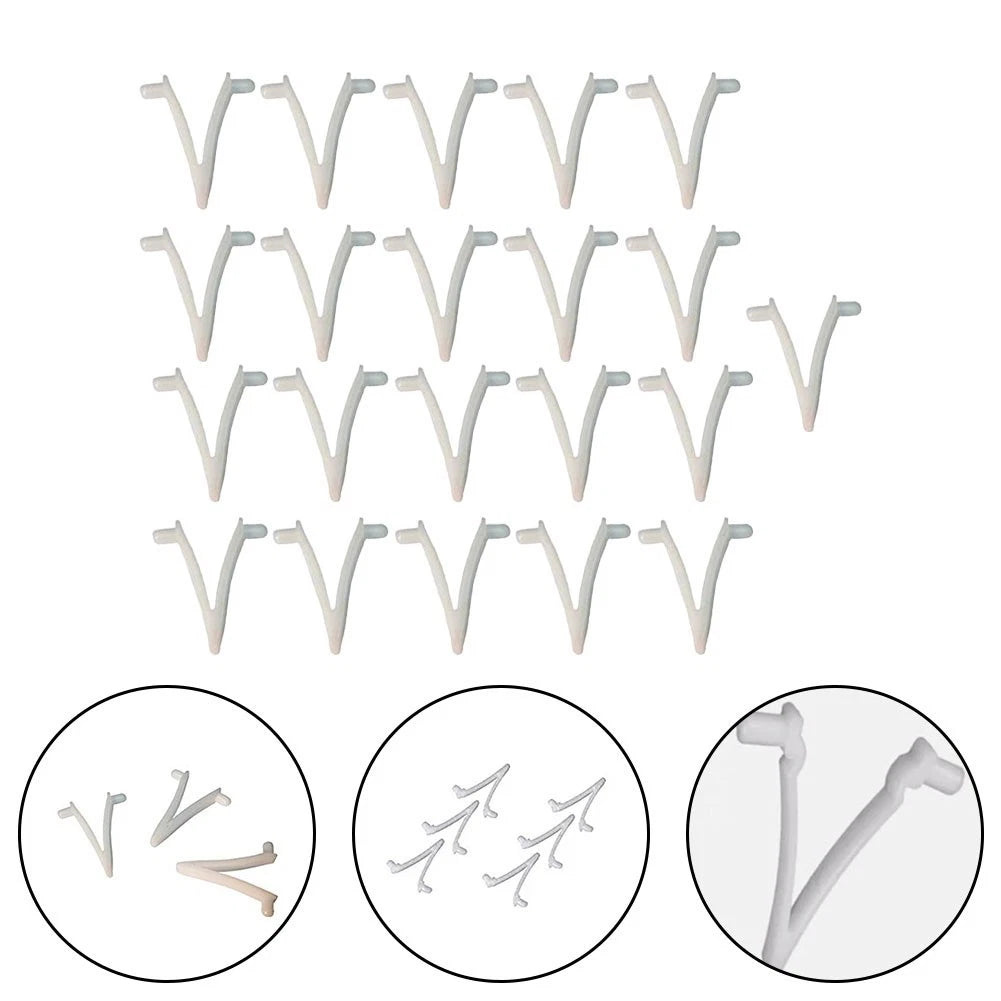 21 Pack Pool V Clips for Pool Cleaning