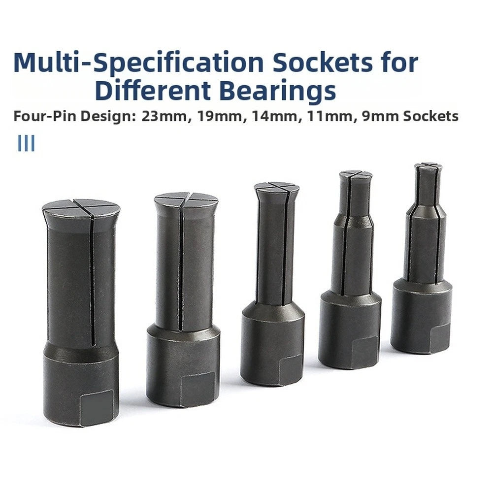12 Piece Motorcycle Bearing Puller Set for 9 to 23mm Bearings
