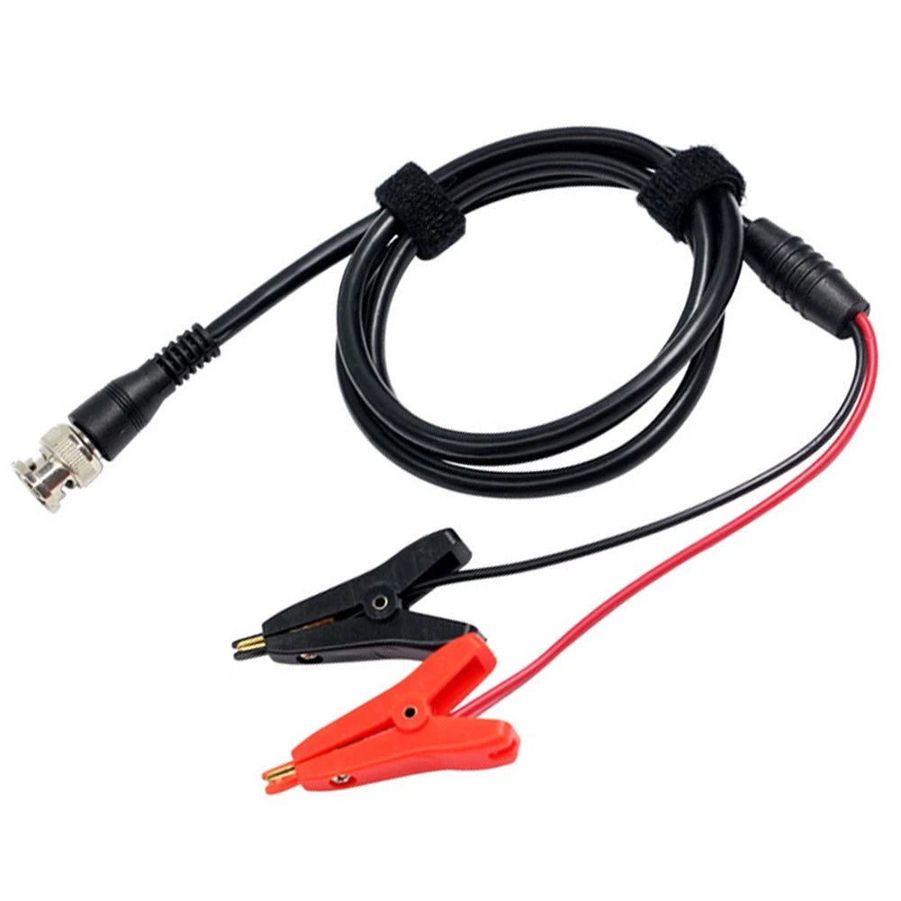 Test Cable with BNC Male and Dual Kelvin Clips for Oscilloscope Use