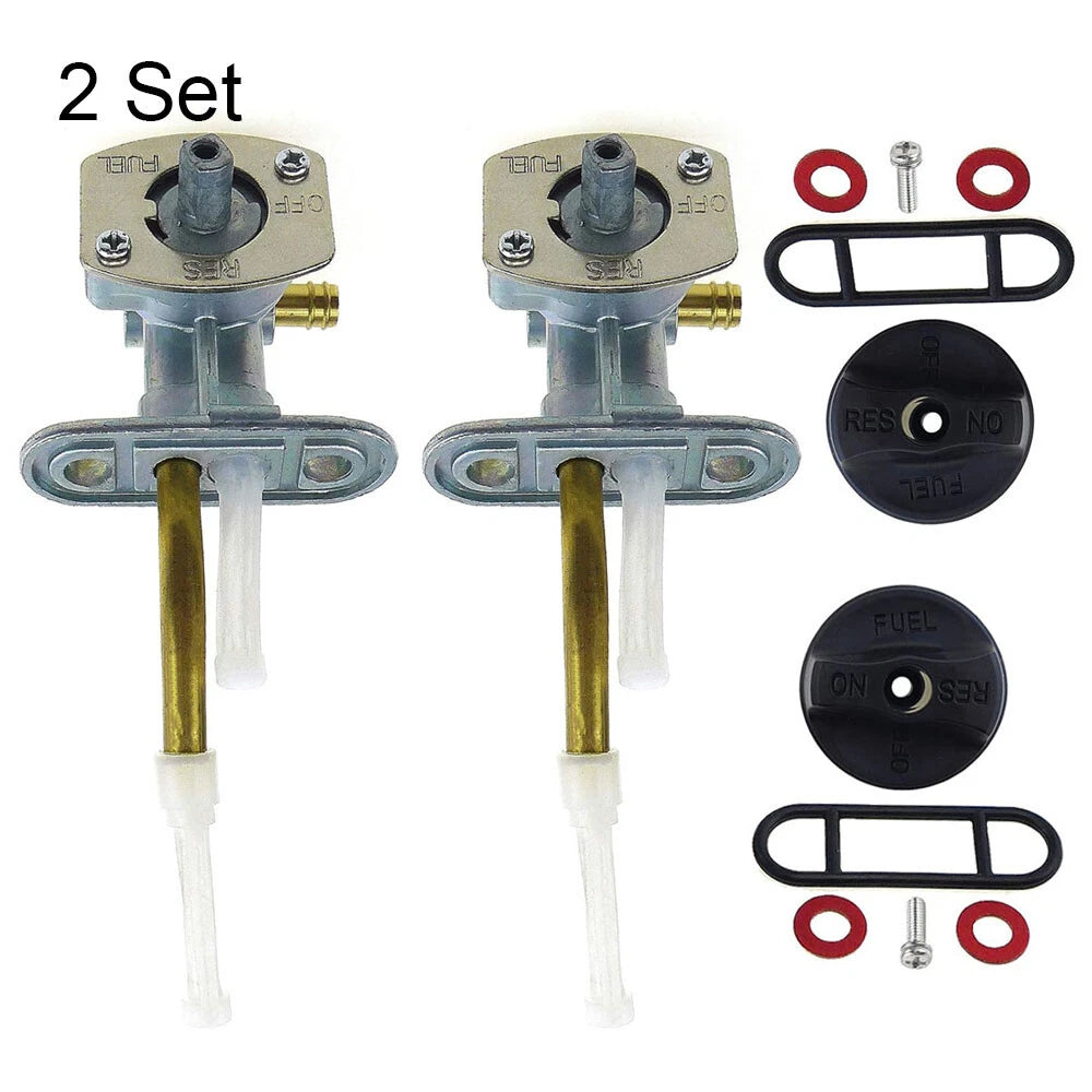 2Pcs Fuel Valve Shut Off Petcock for Arctic Cat 250 300 400 500 0470-445