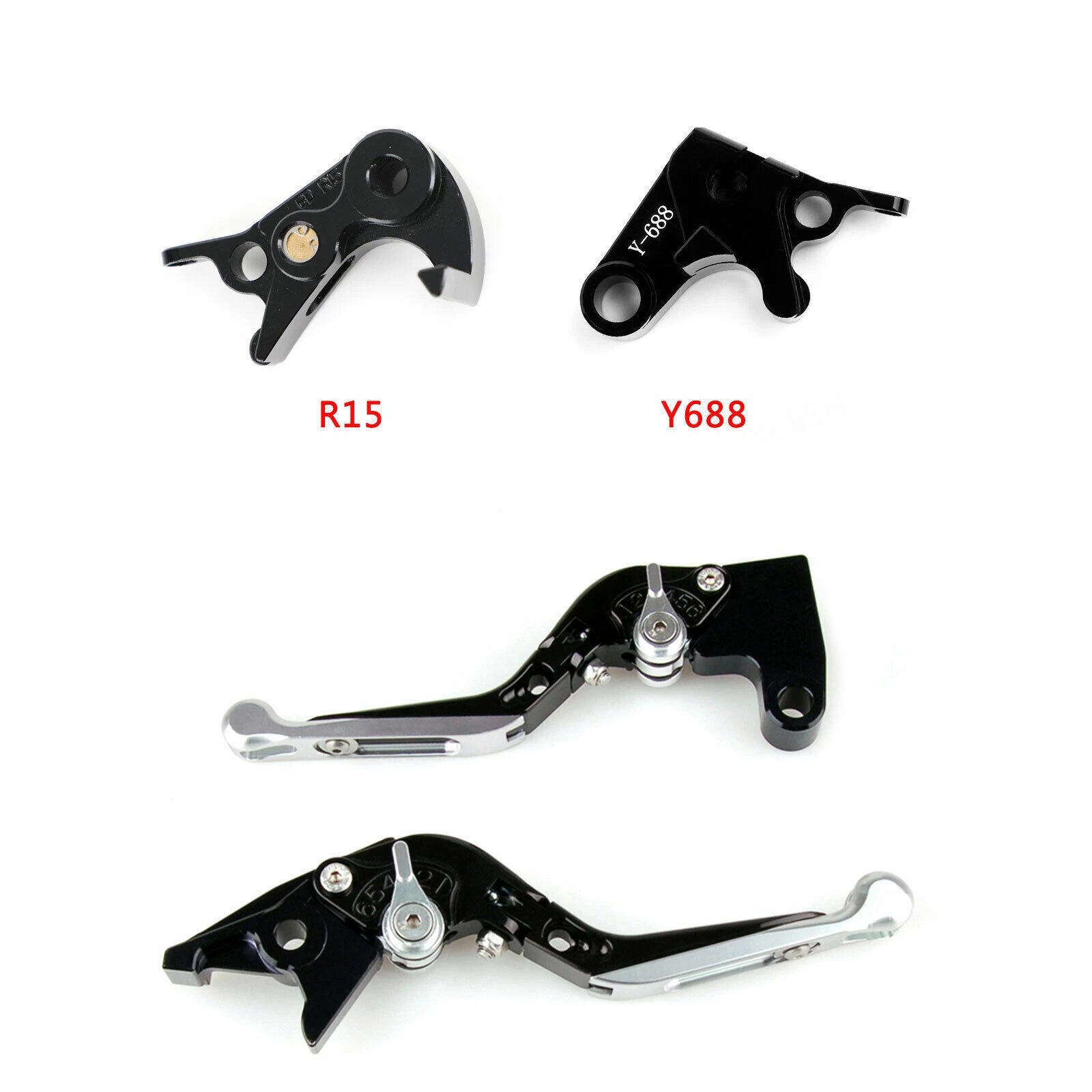 Adjustable Clutch Brake Lever for Yamaha YZF R1/R1M/R1S/R6 (2015–2021)