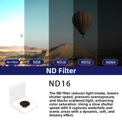 ND Filter Kit for DJI Action 6 (2023) - UV CPL ND8 ND16 ND32 ND64