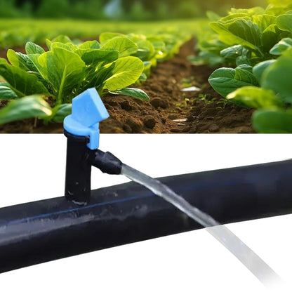 100PCS Drip Flag Emitter Dripper 8L/H for Garden Lawn Irrigation