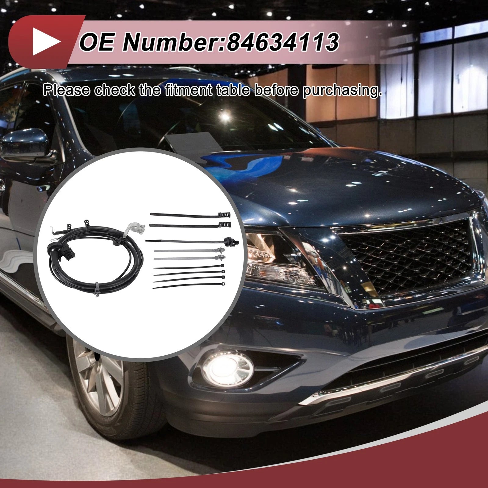 Negative Poles Battery Connecting Cable for Chevrolet Silverado (2014–2019)