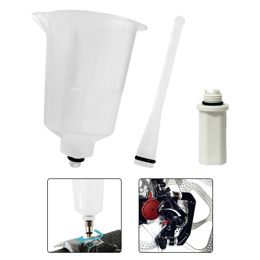 2X Lightweight Bicycle Disc Brake Oil Funnel Kit for Efficient Maintenance