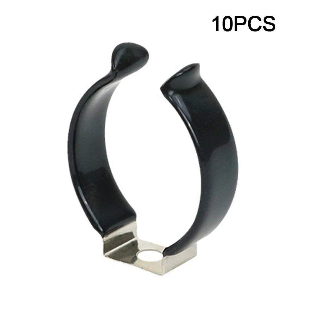 10X Sturdy Spring Terry Clips for Tool Organization Narrow Base Design