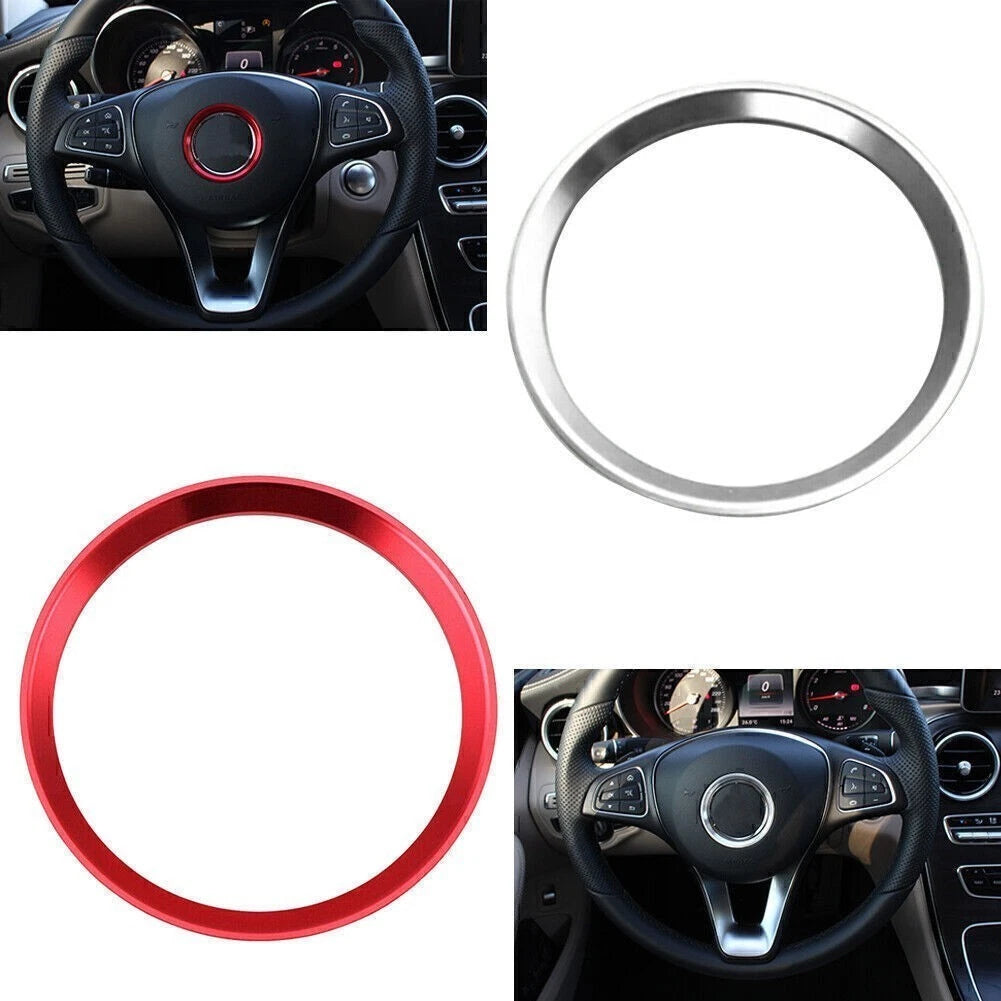 3D Steering Wheel Ring for Mercedes Benz C E CLA GLA (2015–2023)