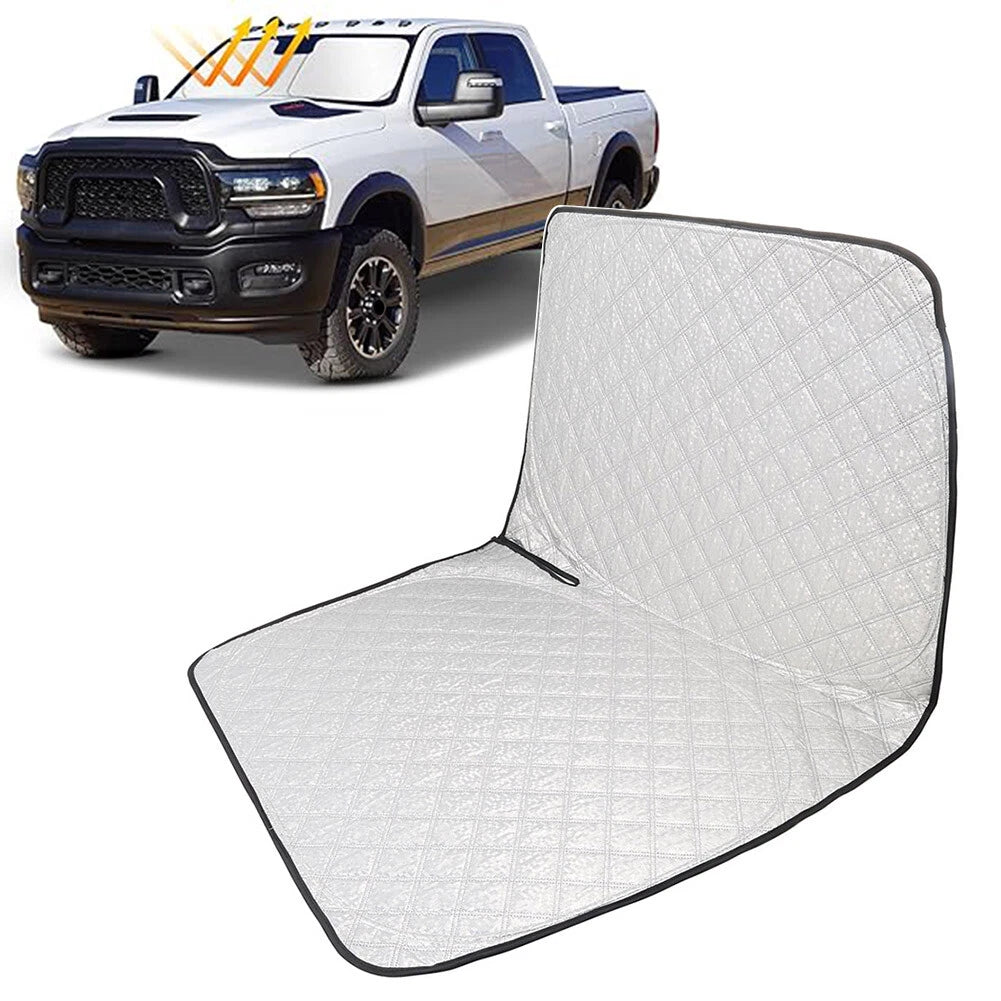 Foldable Windshield Sun Shade for Dodge RAM 2500 3500 (2010–2025)