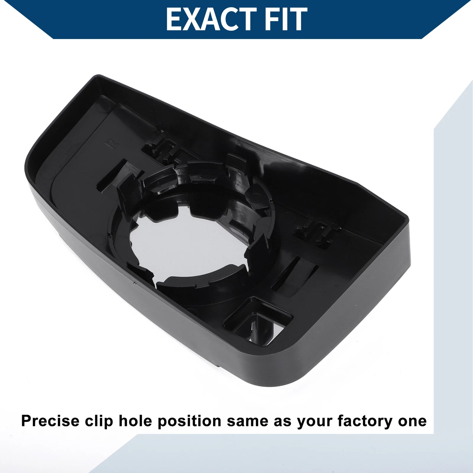 Lower Right Side Mirror Glass Replacement for Chevy (Non-Heated)